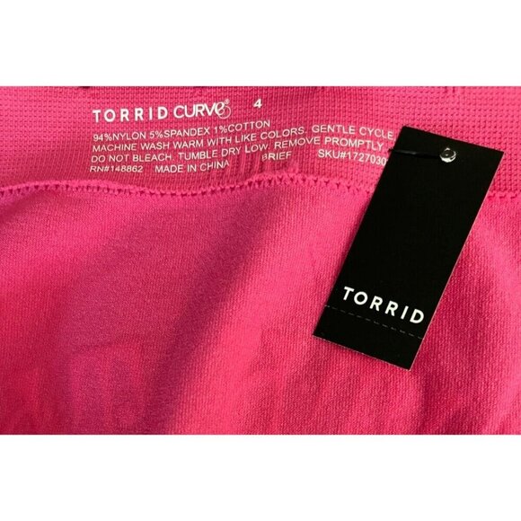 Torrid +4 Hot Pink One With The Sun Statement Graphic Mid-Rise Hipster Panties - Picture 6 of 6